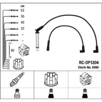 NGK 6990 RC-OP1204 Zündkabelsatz OPEL Astra F Kadett E Vectra A 1.4i 1.6i 75/82 PS