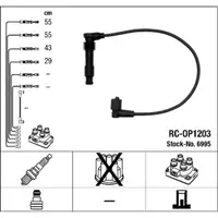 NGK 6995 RC-OP1203 Zündkabelsatz FIAT Uno (146_) 70 S 1.4 71 PS 10.1988-06.2006
