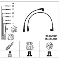 NGK 6024 RC-RN1305 Zündkabelsatz RENAULT 17 18 (134_) 20 (127_) Fuego (136_) 1.6 / Turbo