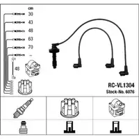 NGK 6076 RC-VL1304 Zündkabelsatz VOLVO 850 C70 I S70 V70 I 2.0 2.3 2.4 T5 143-239 PS