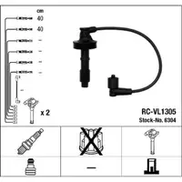 NGK 6304 RC-VL1305 Zündkabelsatz VOLVO S40 I V40 1.6 1.8 1.9 T4 2.0 109-200 PS 1275603