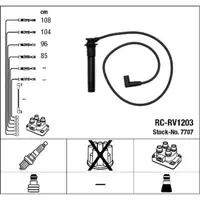 NGK 7707 RC-RV1203 Zündkabelsatz Zündleitungssatz