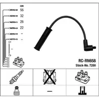 NGK 7200 RC-RN658 Zündkabelsatz Zündleitungssatz