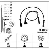 NGK 7207 RC-LC615 Zündkabelsatz Zündleitungssatz