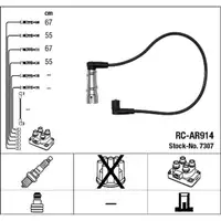 NGK 7307 RC-AR914 Zündkabelsatz Zündleitungssatz