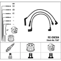 NGK 7367 RC-DW304 Zündkabelsatz Zündleitungssatz