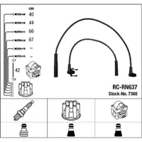 NGK 7368 RC-RN637 Zündkabelsatz Zündleitungssatz