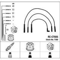 NGK 7389 RC-CT605 Zündkabelsatz Zündleitungssatz