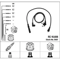 NGK 8481 RC-VL608 Zündkabelsatz VOLVO 340-360 (343 344 345) 2.0 88-115 PS 272194