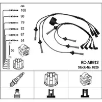 NGK 8629 RC-AR912 Zündkabelsatz Zündleitungssatz