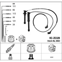 NGK 8863 RC-ZE32B Zündkabelsatz Zündleitungssatz