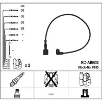 NGK 8195 RC-AR602 Zündkabelsatz Zündleitungssatz