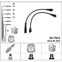 NGK 8218 RC-FT615 Zündkabelsatz Zündleitungssatz