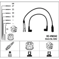 NGK 8262 RC-VW242 Zündkabelsatz Zündleitungssatz