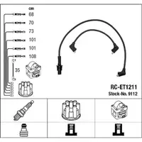 NGK 9112 RC-ET1211 Zündkabelsatz Zündleitungssatz