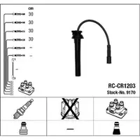 NGK 9170 RC-CR1203 Zündkabelsatz Zündleitungssatz