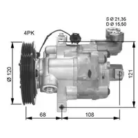 NRF 32461G Klimakompressor NISSAN Micra 3 (K12) 1.0/1.2/1.4 16V Note (E11) 1.4