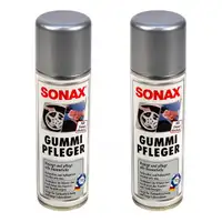 2x SONAX Gummi Pfleger Spraydose Gummipflege Pflegemittel 300ml 340200