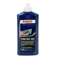 SONAX 296200 POLISH & WAX COLOR Politur & Wachs NanoPro BLAU 2x 500ml