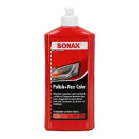 SONAX 296400 POLISH & WAX COLOR Politur & Wachs NanoPro ROT 2x 500ml