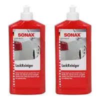 2x 500ml SONAX 302200 LackReiniger Lack Reiniger Politur Pflege Intensiv