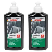 2x 250ml SONAX LederPflegeLotion Leder Pflege Glatt- und Kunstleder 291141