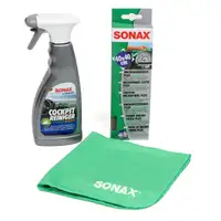 SONAX Xtreme CockpitReiniger Matteffect + Microfaser Tuch PLUS