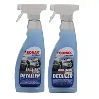 2x 750ml SONAX Xtreme BrilliantShine Detailer Lackreiniger Lackpflege 287400