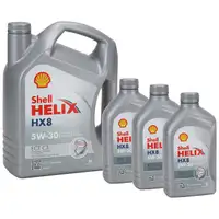 8L 8 Liter SHELL HELIX HX8 5W30 ECT C3 Motoröl Öl BMW LL-04 MB 229.31/51 VW 504/507.00