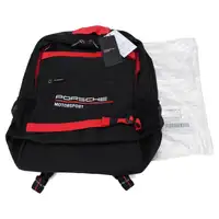 ORIGINAL Porsche Motorsport Fanwear Rucksack Schwarz Rot 28 Liter WAP0350030LFMS