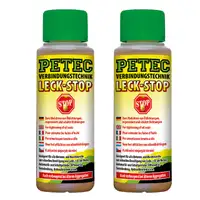 2x 150ml PETEC LECK-STOP Ölverluststop-Additiv Motordicht Leck-Up 80150