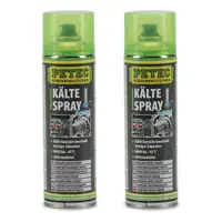 2x 400ml PETEC KälteSpray Freeze Kühlspray Eisspray Vereisungsspray bis -45°C