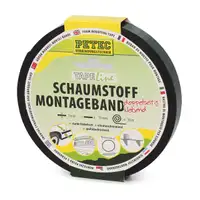 PETEC 87200 Klebeband Schaumstoff Montageband doppelseitig klebend 20m SCHWARZ