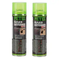 2x 500ml PETEC 72350 Ölfleckentferner Öl Entferner Fleckentferner Spray