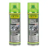 2x 500ml PETEC 71750 Industrie-, Schnell- & Teilereiniger Schnellreinigerspray