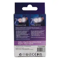 4x Philips LED Glassockelbirne W 5W Ultinon Pro6000 mit Straßenzulassung 6000K