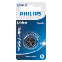 10x PHILIPS Lithium 3V CR1620 DL1620 Knopfzelle Knopfbatterie Batterie (MHD 12.2027)