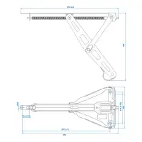 PROPLUS 361503 Ausdrehstütze Stützfuß Steckstütze Wohnwagen 19mm Kurbelstützen 600kg