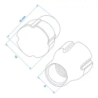 PROPLUS 390068 Rad-Markierungsset Ventilkappen Reifenmarkierung Marker 8-teilig