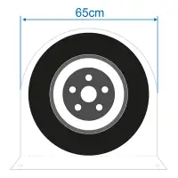 PROPLUS 610312 Radabdeckung Radschutzhülle Wohnwagen Radabdeckung bis Reifen Ø 65mm