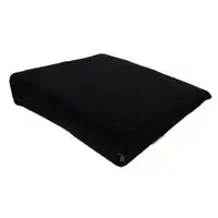 PROPLUS Keilkissen Sitzkissen 37x35x7,5cm Sitzerhöhung Autositz SCHWARZ