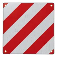 PROPLUS 361230 Alu-Warntafel Warnschild REFLEKTIEREND 50x50cm für Italien