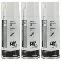 3x 400ml PROTEC P2250 Injektorenlöser Spray Einspritzdüse Reiniger Düse Zündkerze