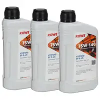 3L 3 Liter ROWE HYPOID EP S-LS SAE 75W-140 Limited Slip Schaltgetriebeöl API GL-5 / LS