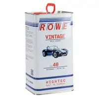 20L 20 Liter ROWE Motoröl Öl VINTAGE Mild Legiert SAE 40 Oldtimer Einbereichsöl