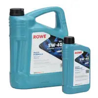 6L 6 Liter ROWE MULTI FORMULA 5W-40 5W40 Motoröl Öl MB 229.31/51 VW 505.00/505.01