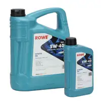 6L 6 Liter ROWE SYNTH RS 5W40 Motoröl Öl MB 229.5 Porsche A40 PSA B712296 VW 502/505.00