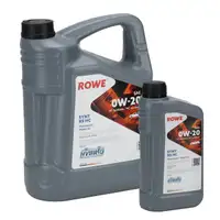 6L 6 Liter ROWE SYNT RS HC 0W-20 0W20 Motoröl Öl ACEA A5/B5 API SN/CF HYBRID