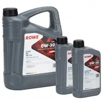 7L 7 Liter ROWE SYNT RS HC-C2 0W-30 Motoröl Öl ACEA C2 PSA B712312 Fiat 9.55535-DS1/GS1