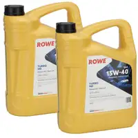 10L 10 Liter ROWE TURBO HD 15W40 Motoröl Öl FIAT 9.55535-G2/D2 MB 229.1 VW 501.01/505.00